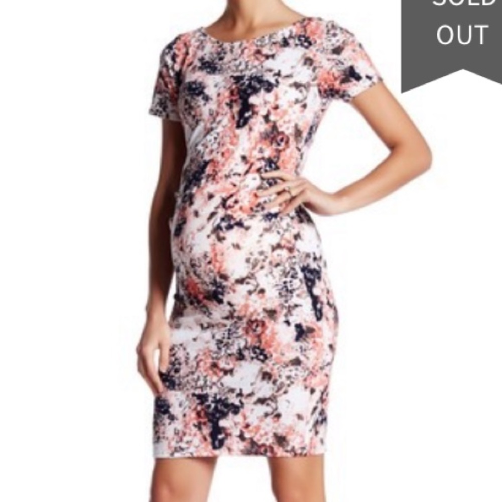 PinkBlush Pink Floral Maternity Dress Size Small